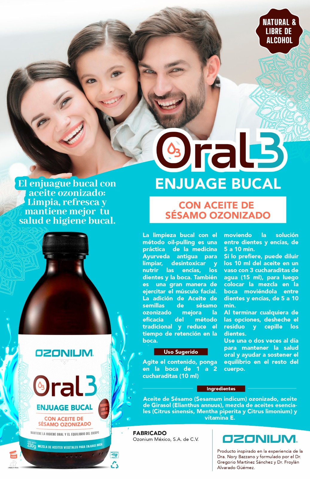Enjuague bucal  Ozonizado