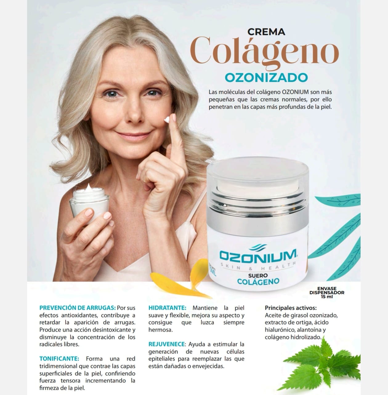 Suero colágeno 15ml ozonizado