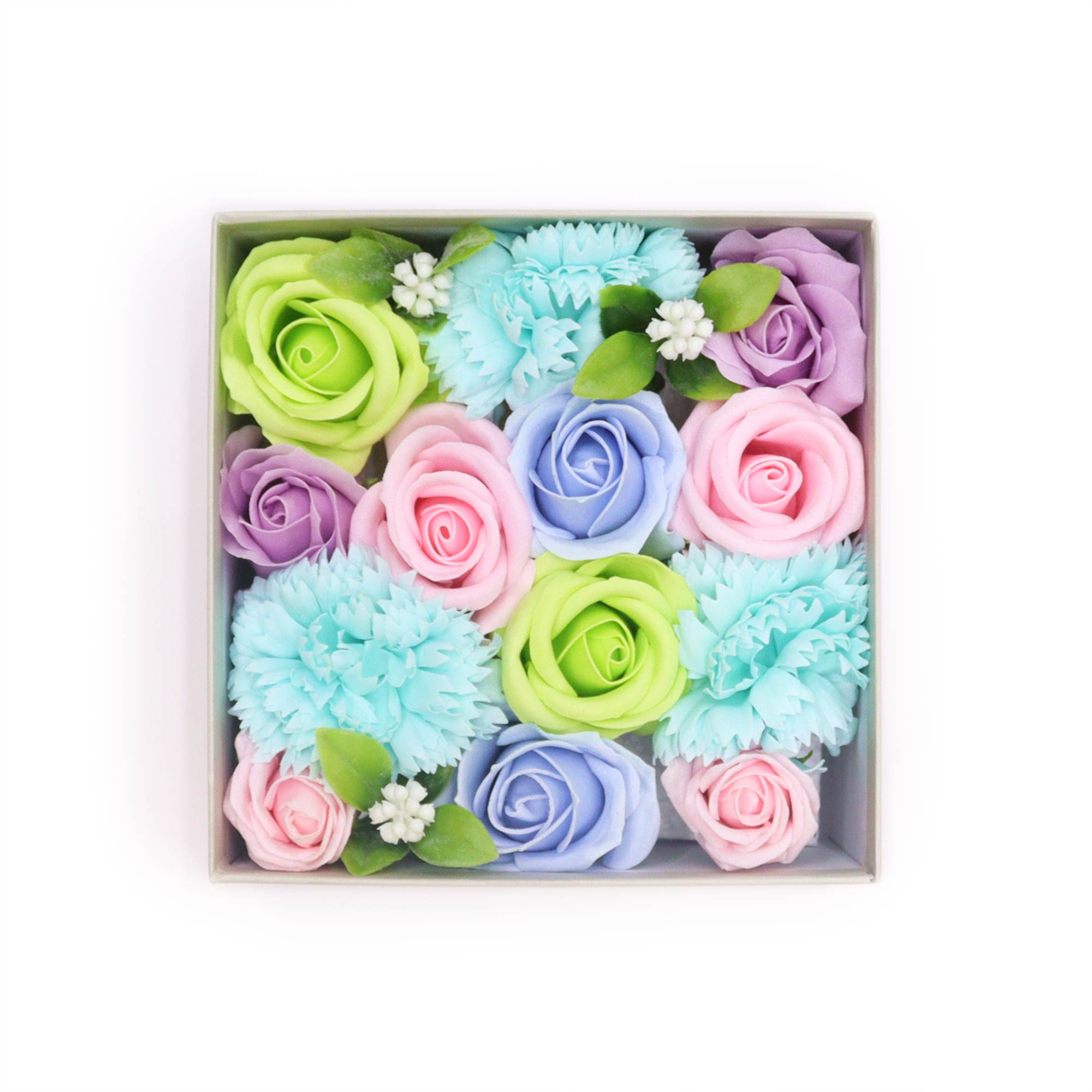 Square Soap Flowers Gift Boxes