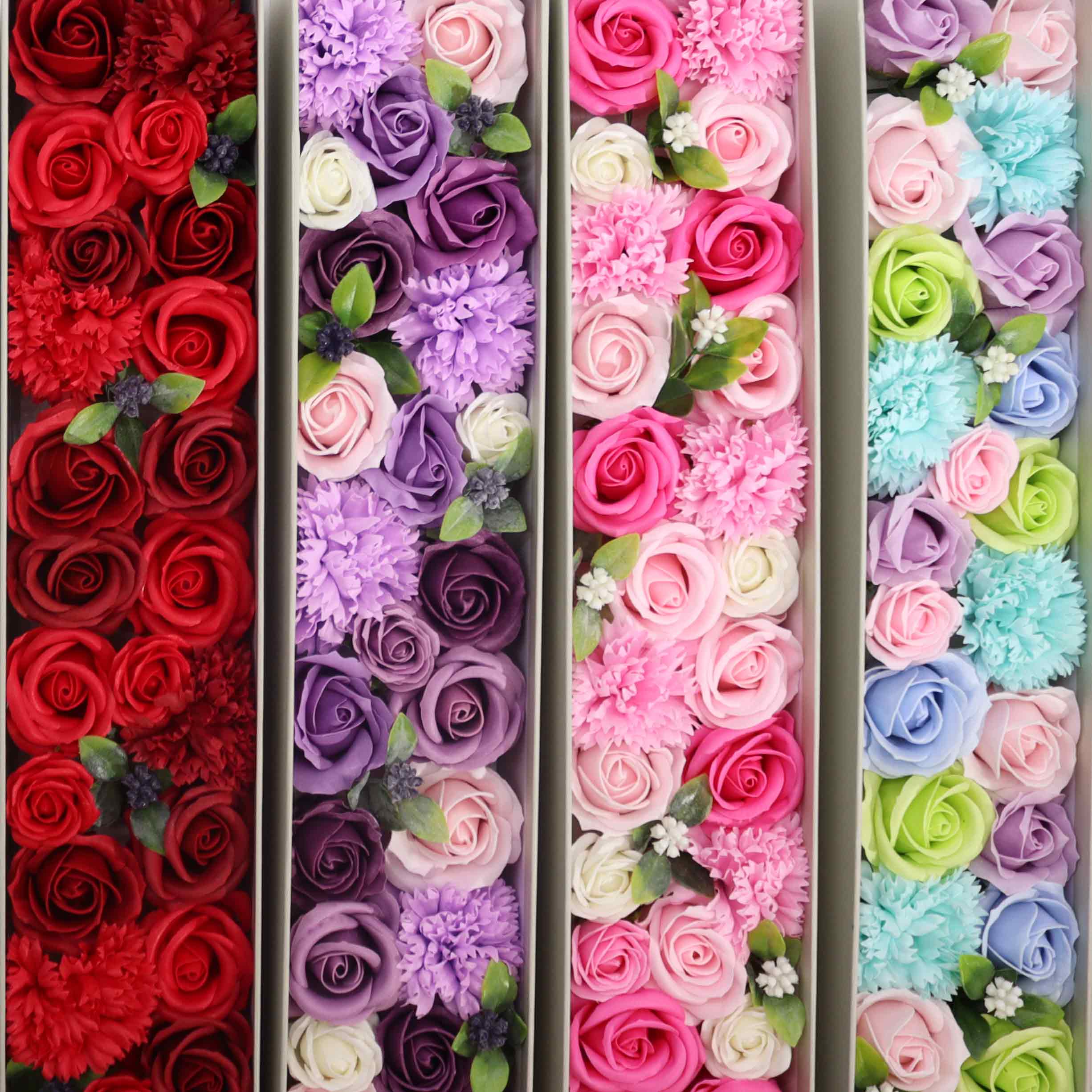 Extra Long Soap Flowers Gift Boxes