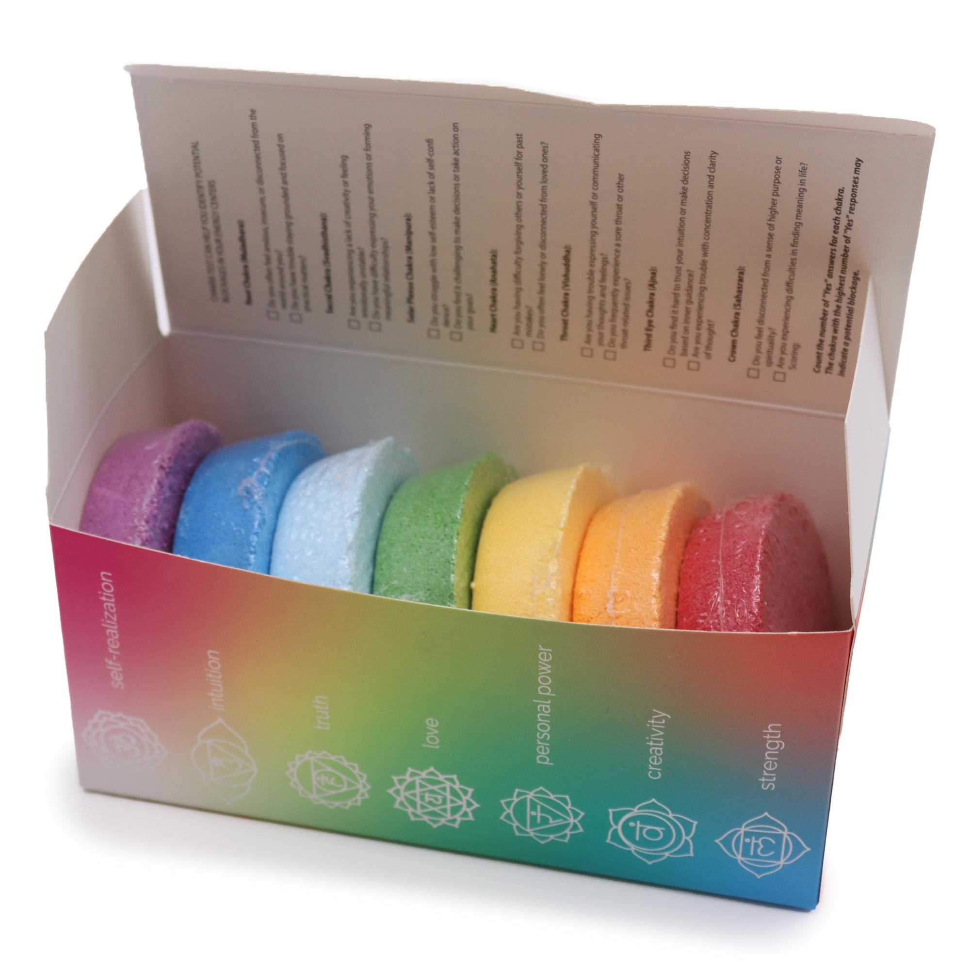 Chakra Bath Fizz - Small box - Self Realisation