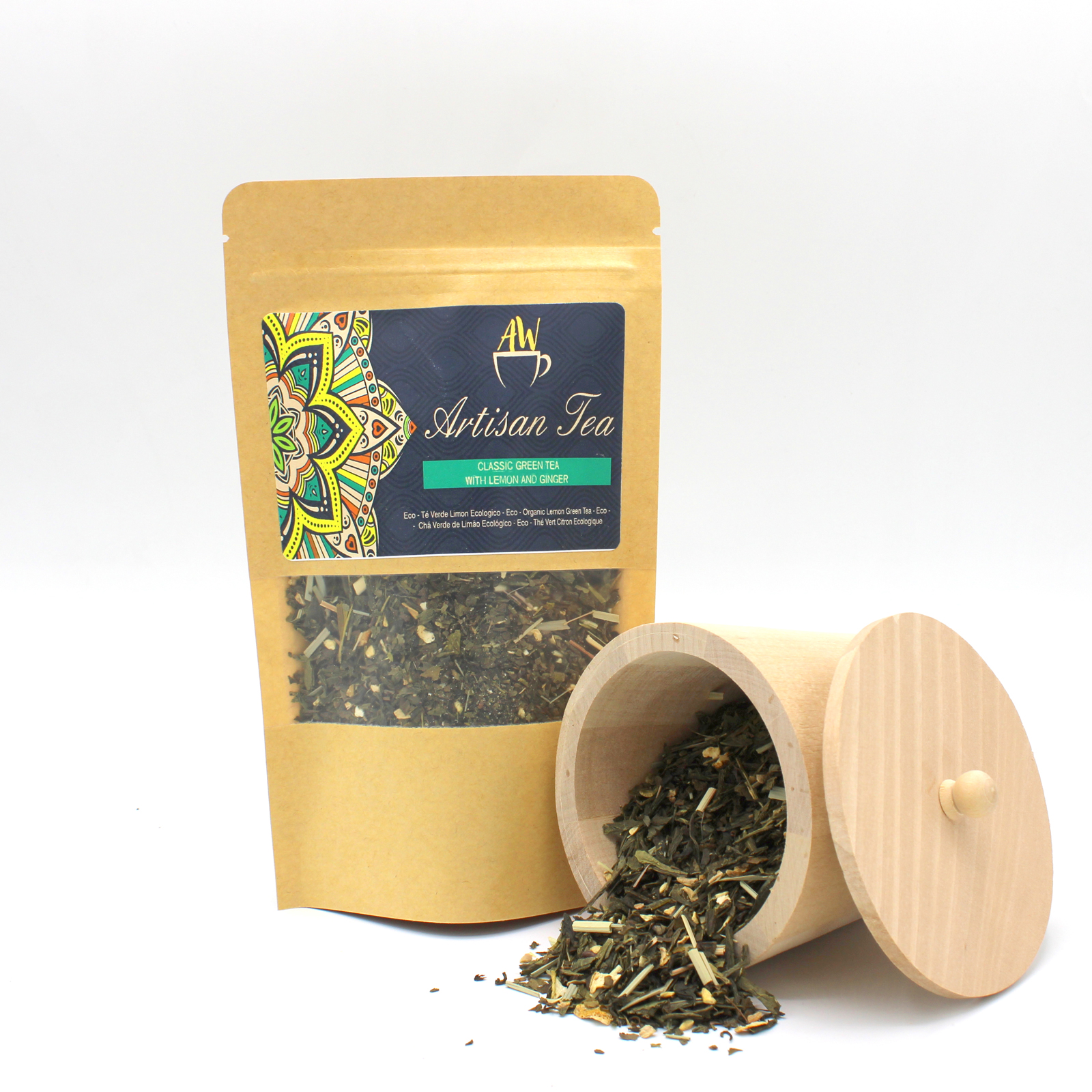 BIO Classic Green Tea with Lemon and Ginger 50g 