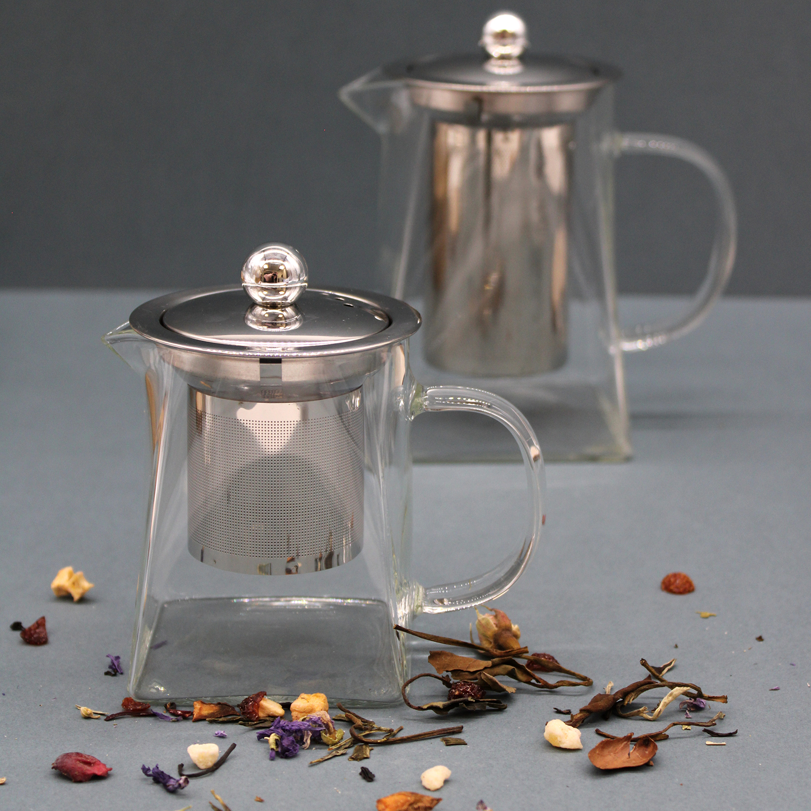 Glass Infuser Teapot - Tower Shape