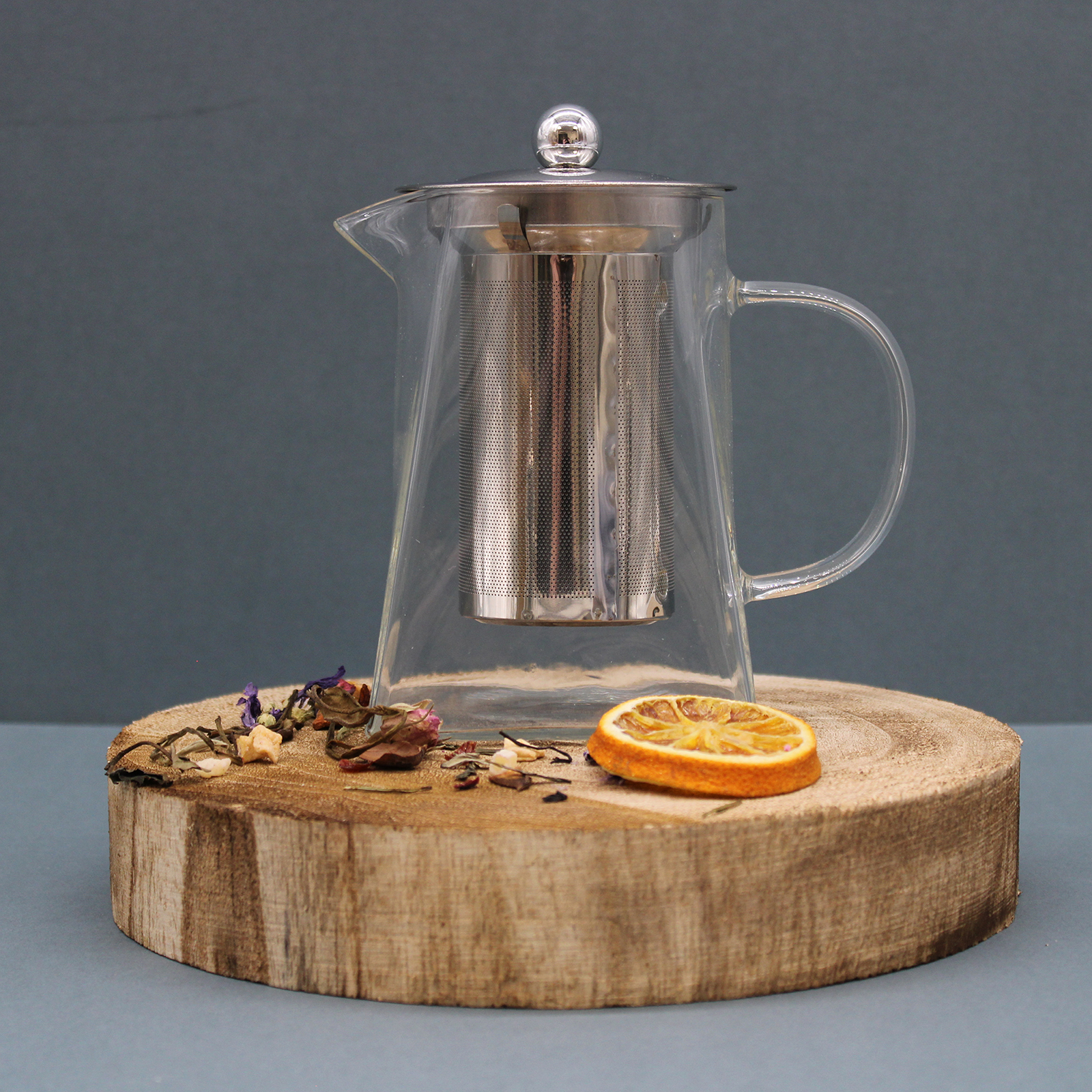 Glass Infuser Teapot - Tower Shape