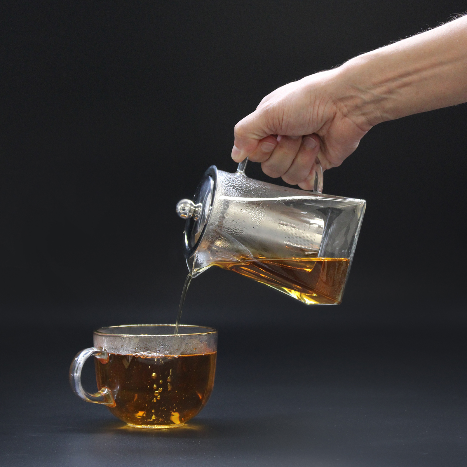 Glass Infuser Teapot - Tower Shape