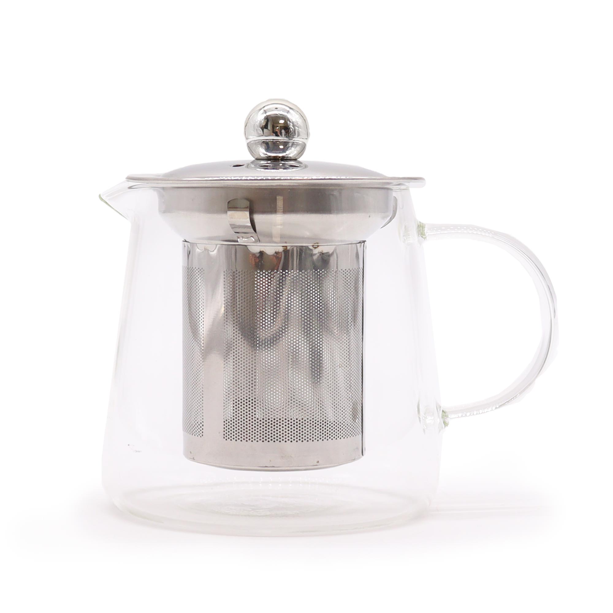 Glass Infuser Teapot - Flask Shape