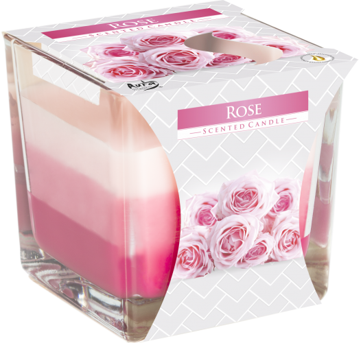 Rainbow Jar Candle - Raspberry Cloud