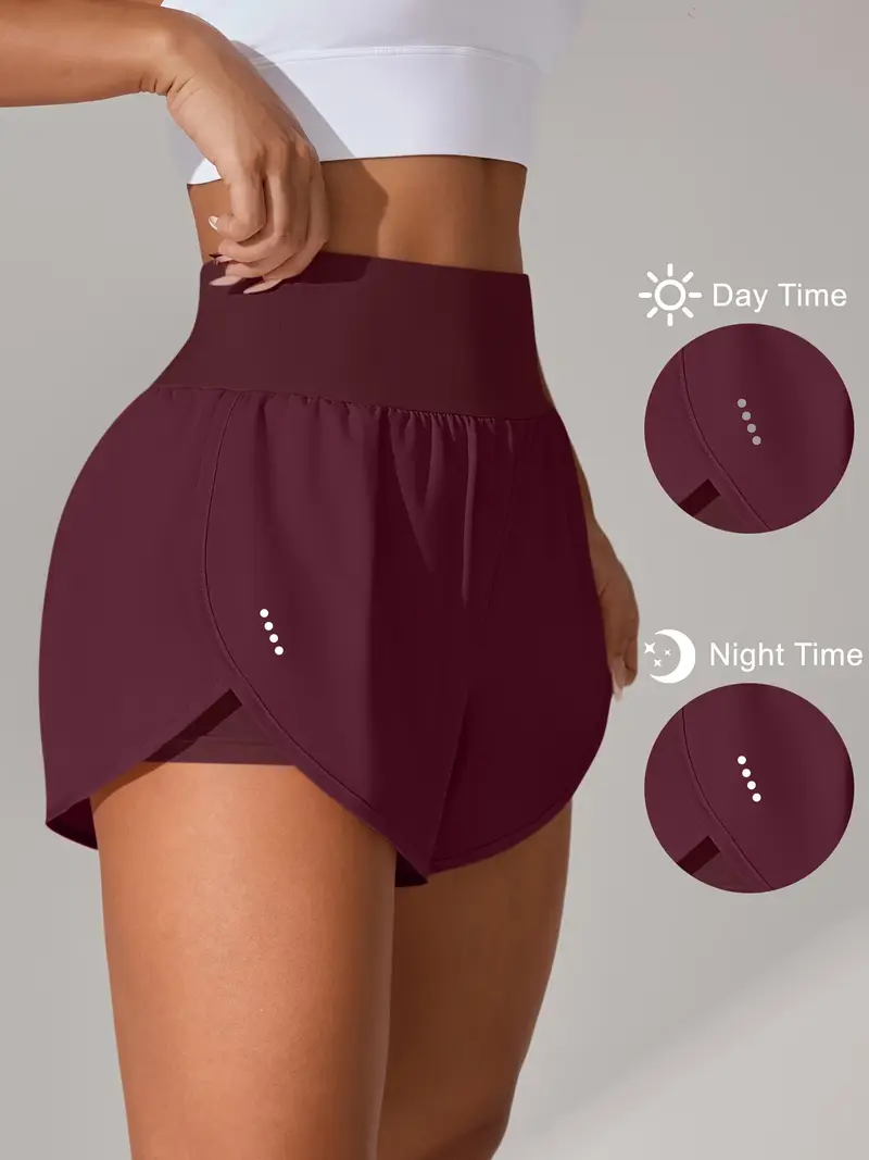 High-Waisted Athletic Shorts