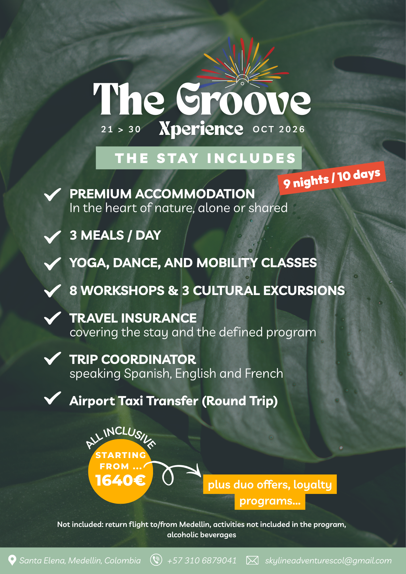 The Groove Xperience - Women’s Retreat In Colombia