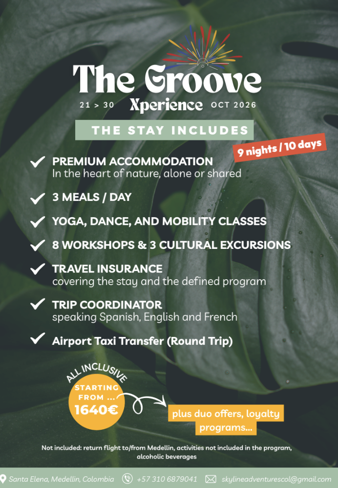 The Groove Xperience - Women Retreat in Colombia