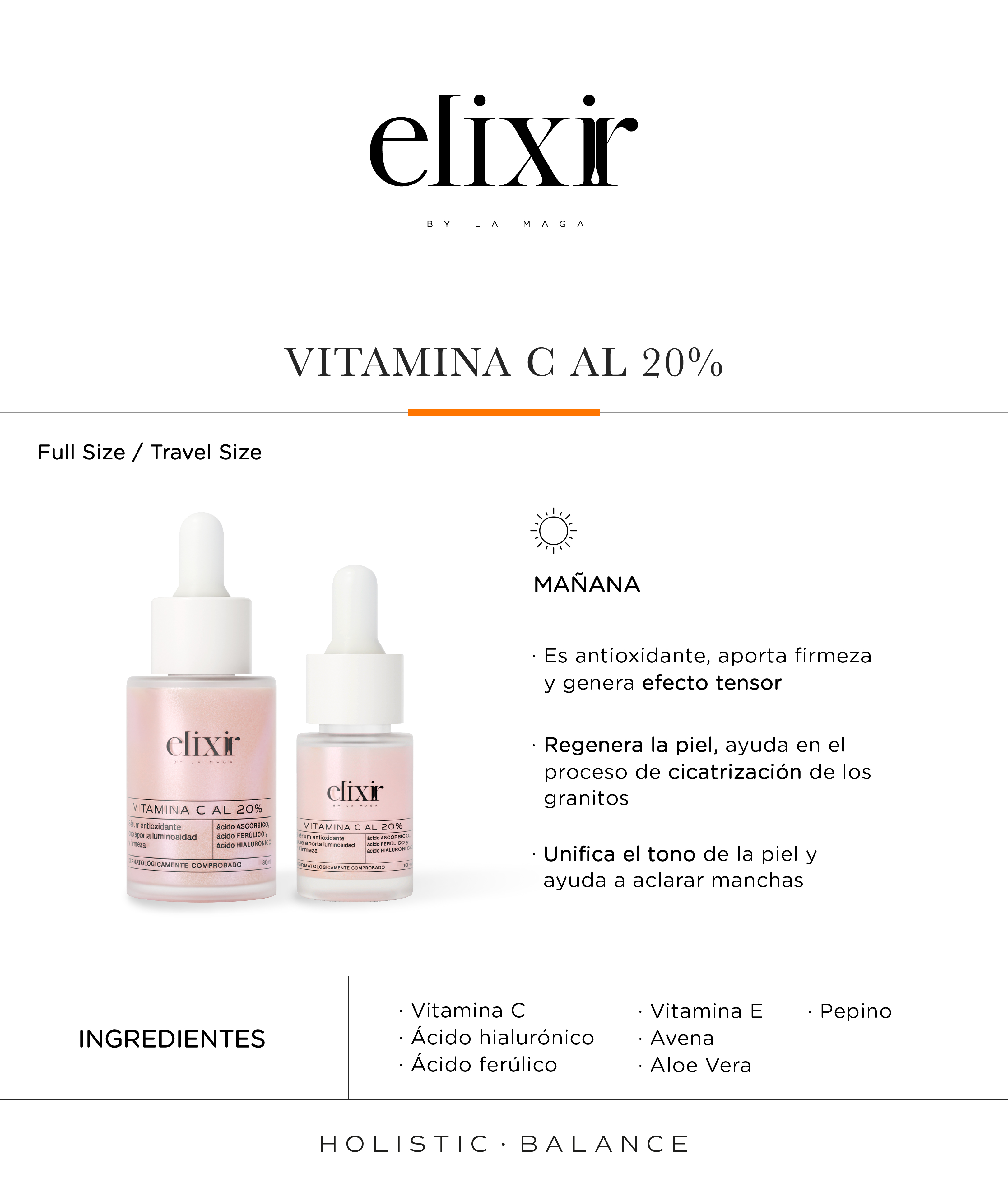 Vitamina C al 20% - Elixir