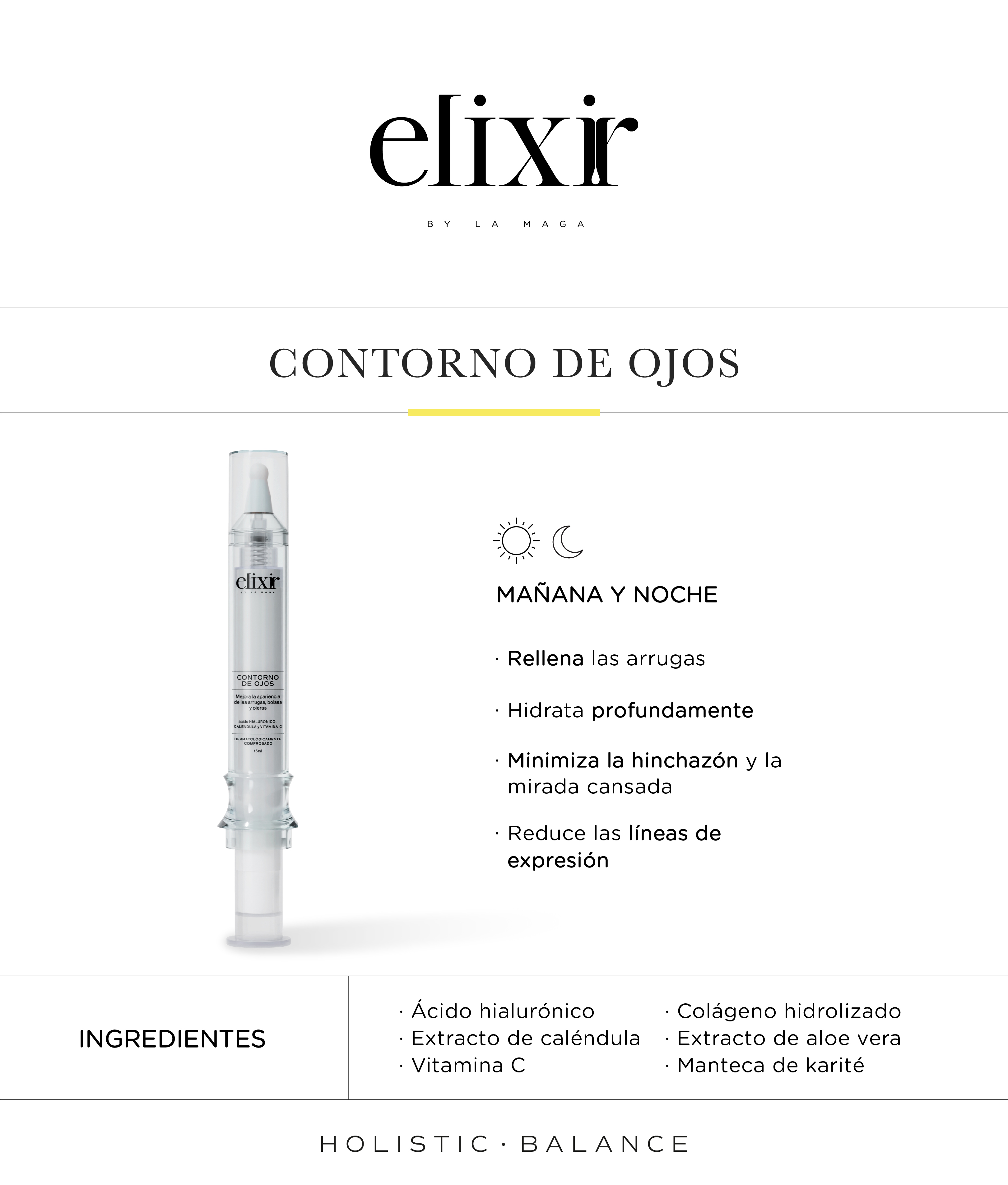 Contorno de Ojos 15ml - Elixir