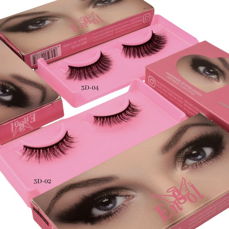 Pestañas 3D postizas x pares - Engol