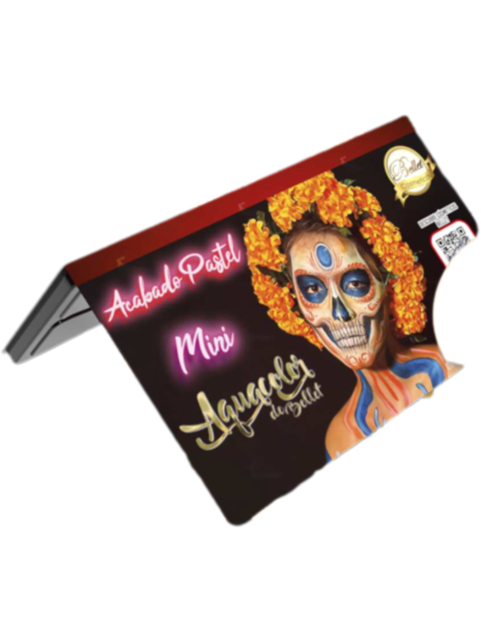 Paleta Aquacolor mate 10 tonos pastel mate Mini PT927 - Bellet Cosméticos