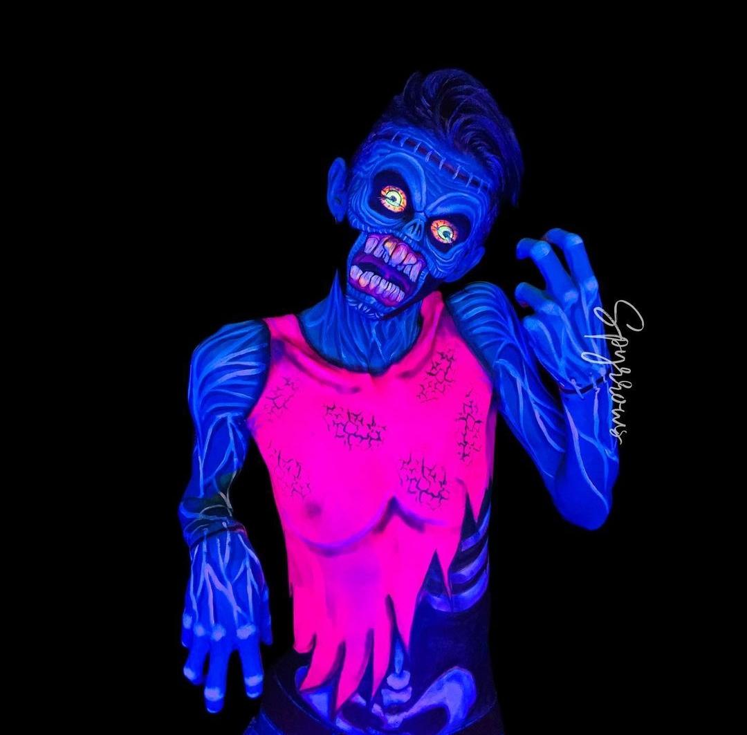 Paleta Neón 10 tonos Aquacolor Mini PT626 - Bellet Cosméticos