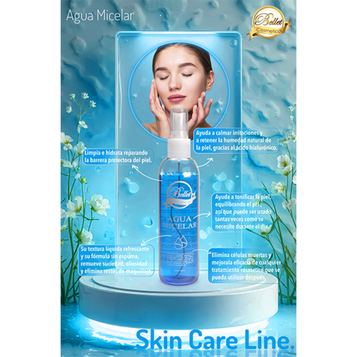 Agua Micelar PT463 - Bellet Cosméticos