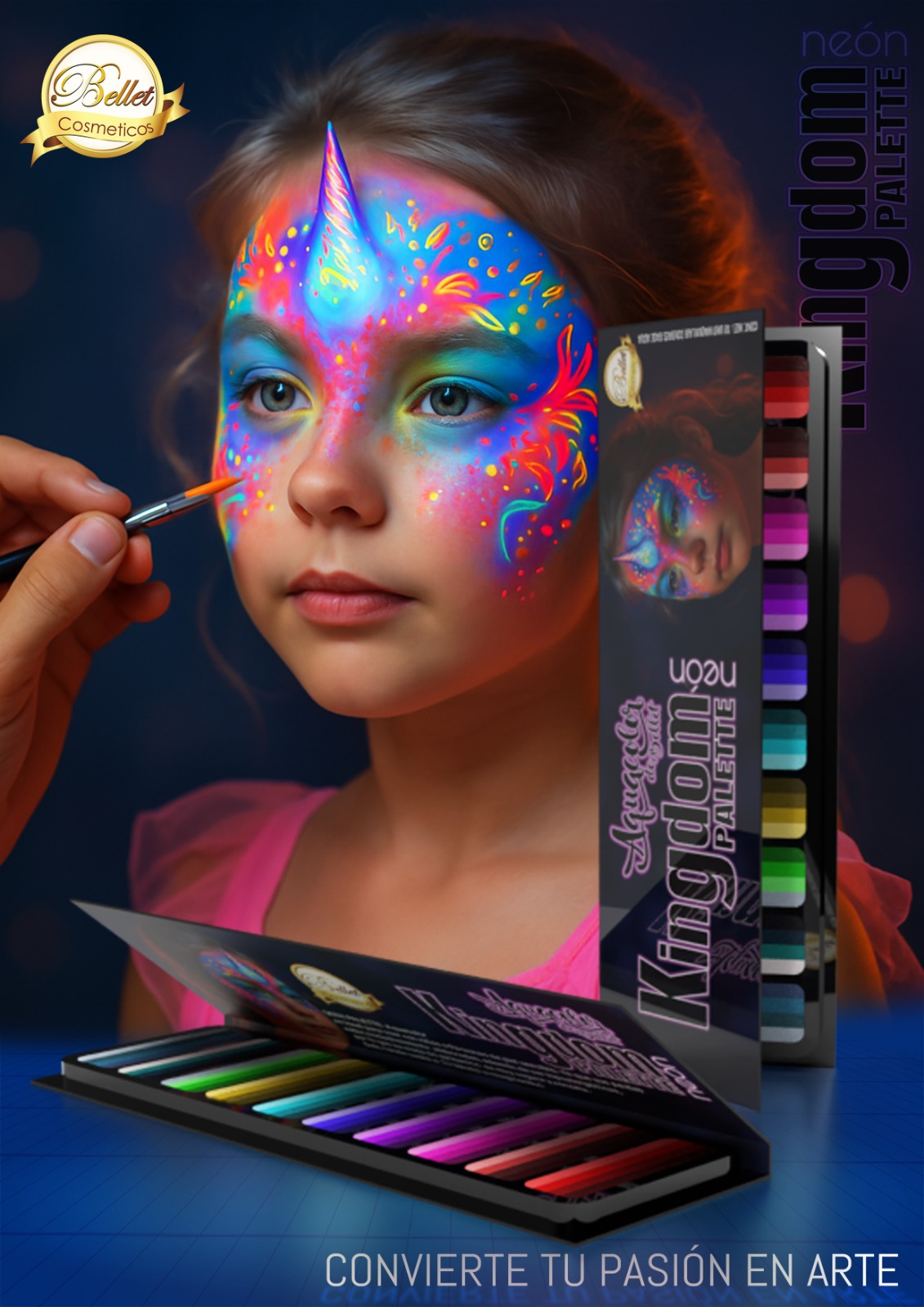 Paleta Kingdom Neon PT1036 - Bellet Cosméticos