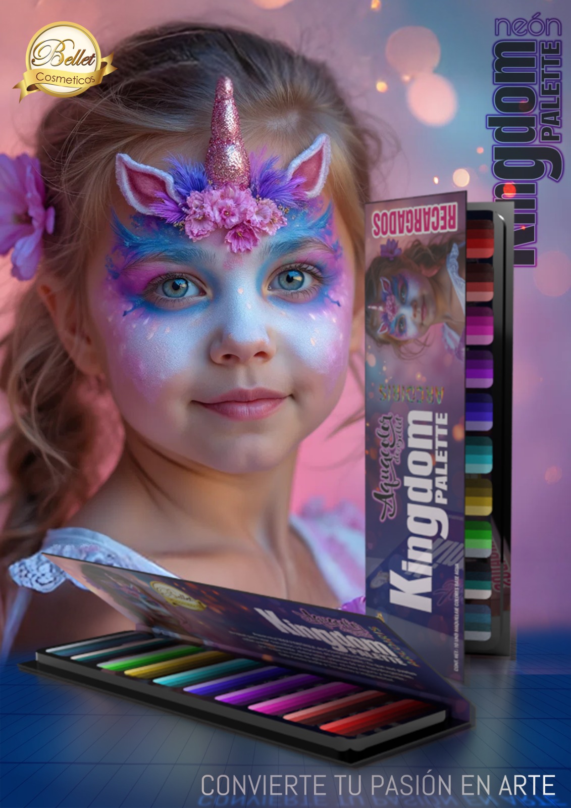 Paleta de maquillaje Kingdom PT1035 - Bellet Cosméticos