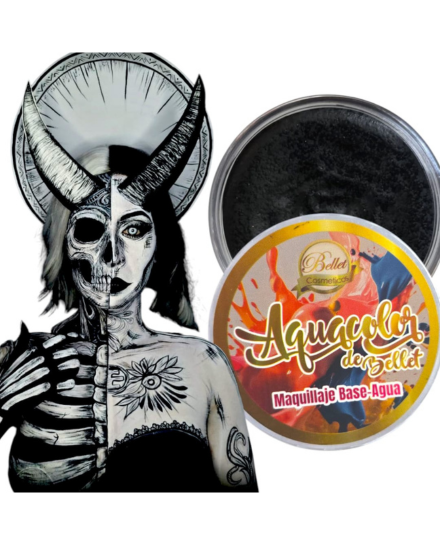 Negro Aquacolor 30g PT172 - Bellet Cosméticos