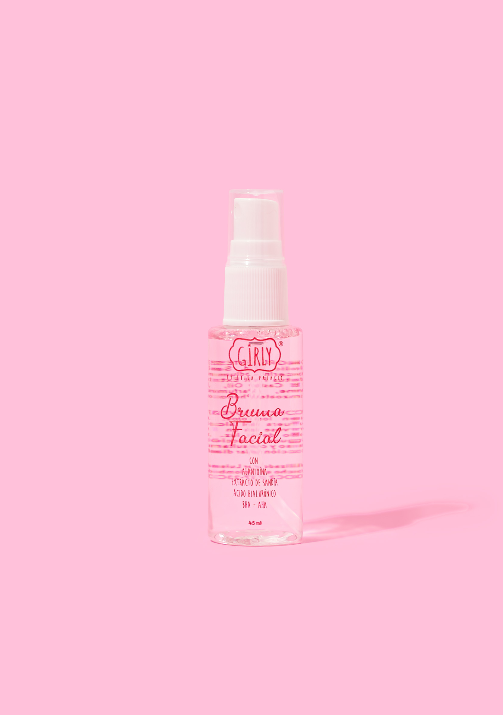 Bruma facial hidratante mini 45ml - GIRLY