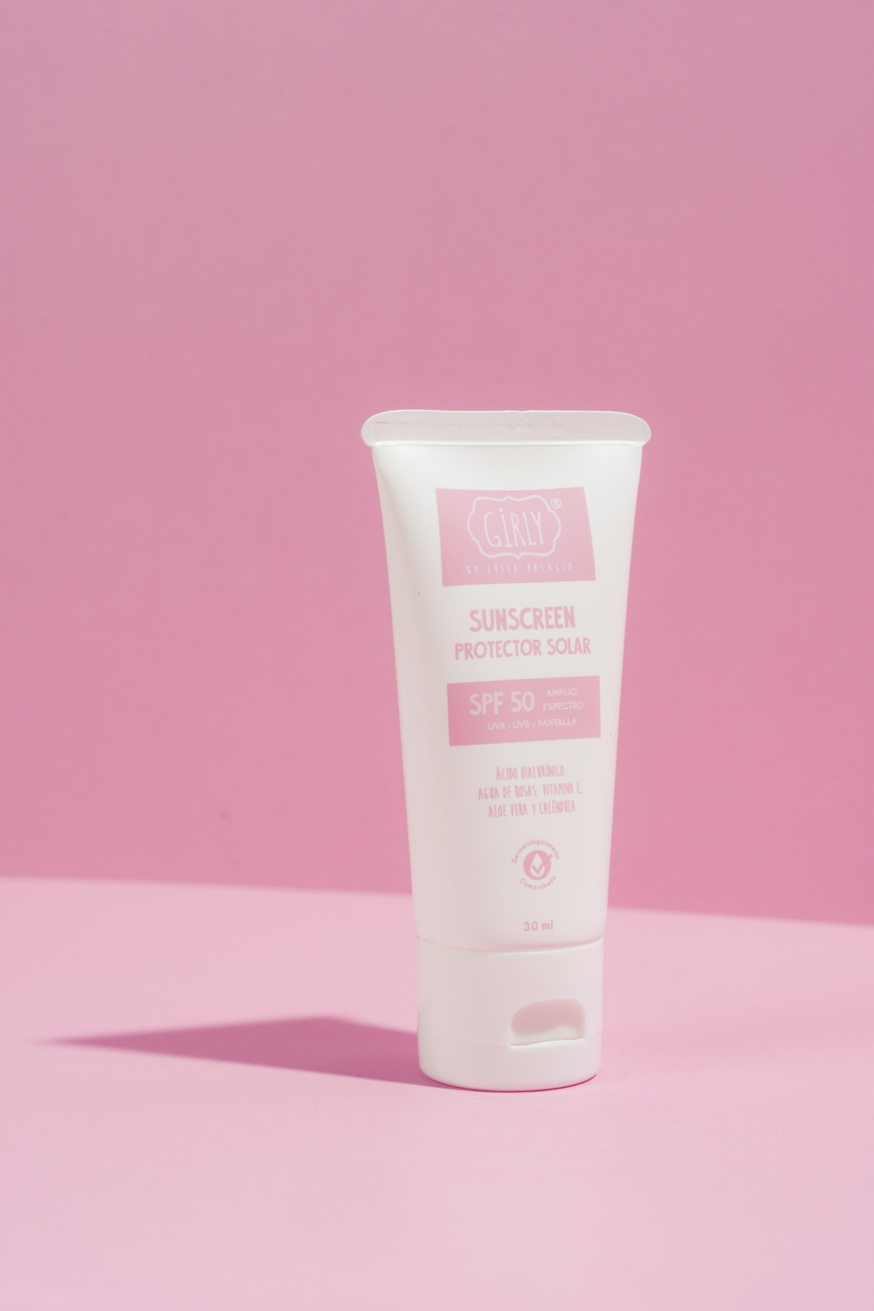 Sunscreen protector solar mini  sin color 30ml - GIRLY