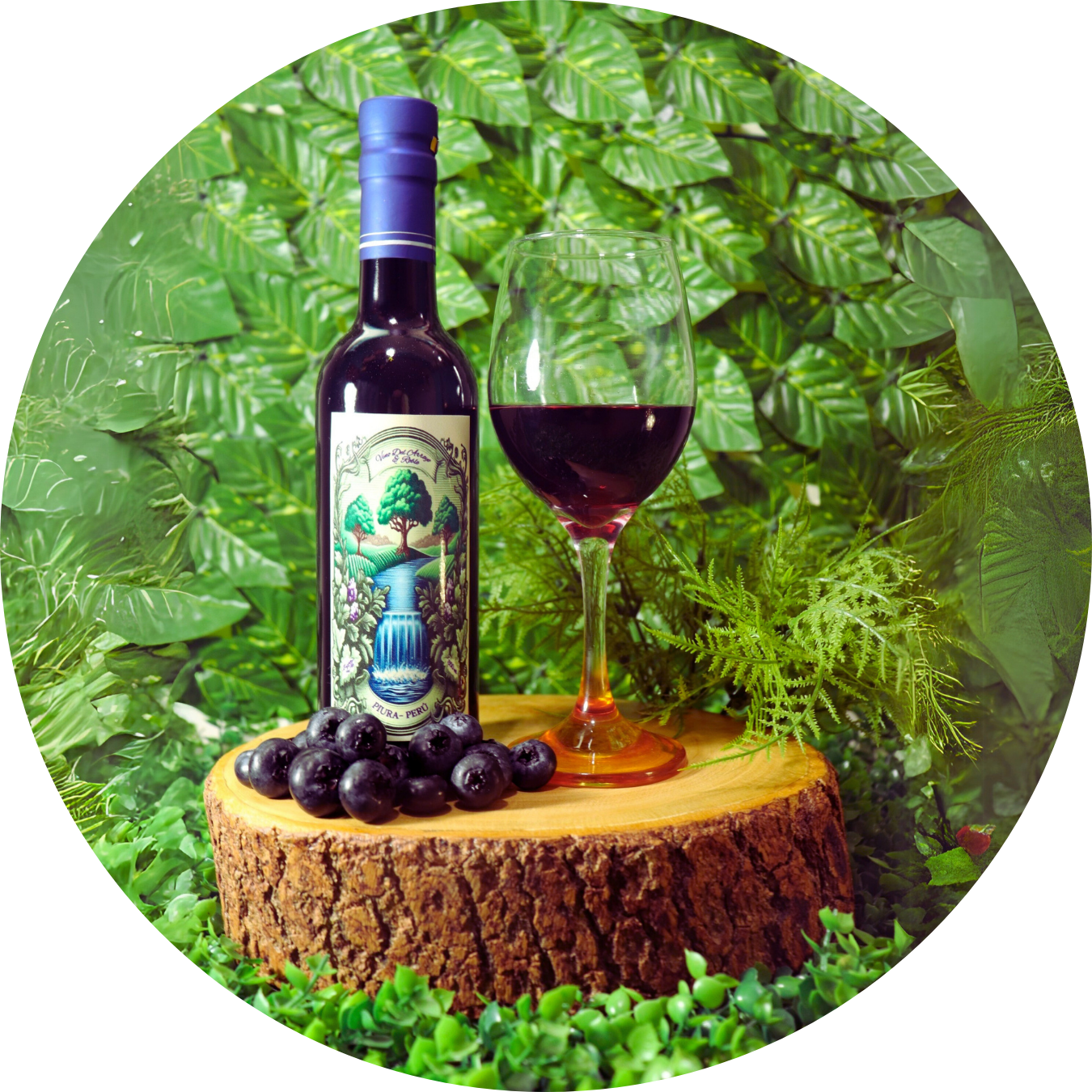 Vino Artesanal Arándano