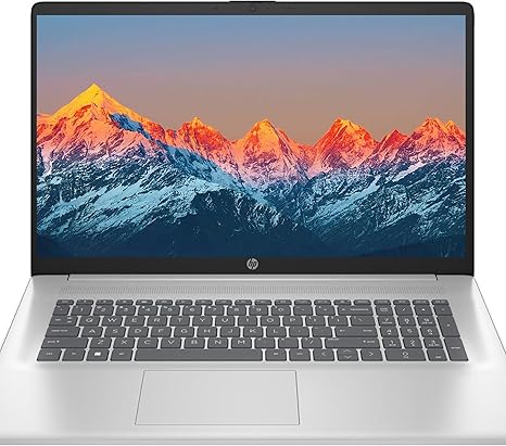 HP Laptop with Wireless Buds, 17.3" HD Display, Touch Screen, 16GB RAM, 512GB SSD Drive, Intel 6-Core Processor, HDMI, USB-Type C, Windows 11