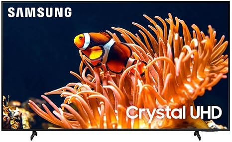 SAMSUNG 75-Inch Class 4K Crystal UHD DU8000 Series HDR Smart TV w/Object Tracking Sound Lite, Motion Xcelerator, Ultra Slim Design, Gaming Hub, Alexa Built-in (UN75DU8000, 2024 Model)