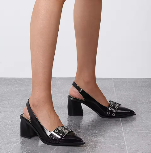 Slingback Block Heels