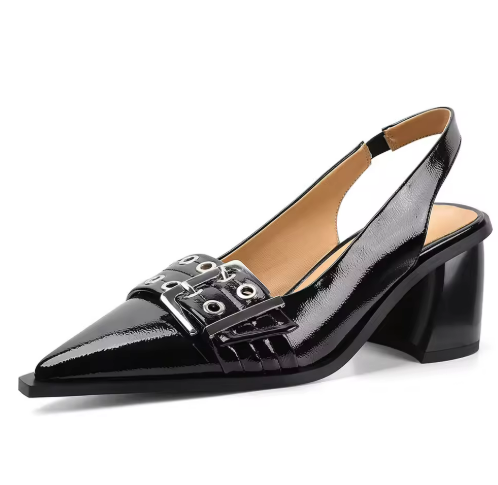 Slingback Block Heels