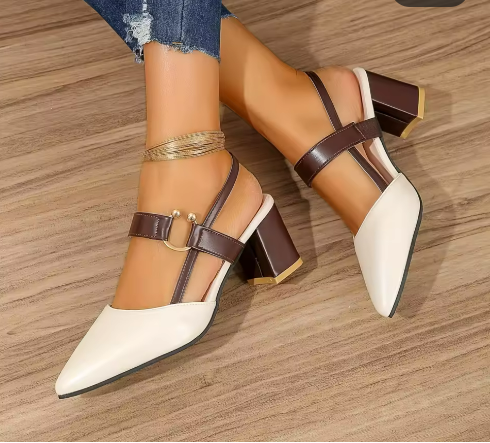 Women's Chunky Heel Pumps