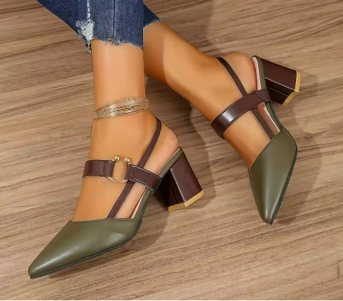 Women's Chunky Heel Pumps