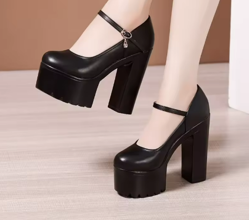 High-Heeled Platform Shoes