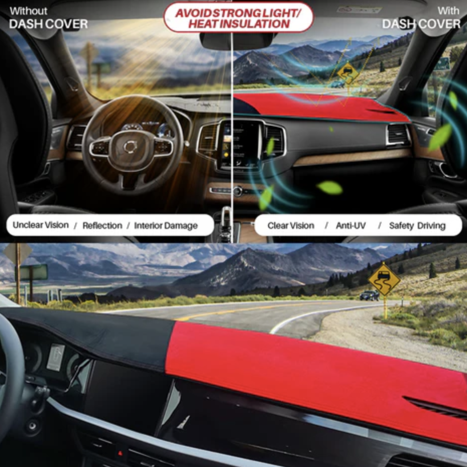 Apex Custom Fit Dashboard Mat Cover For Sedan, Hatchback, , MPV, Truck, SUV etc.