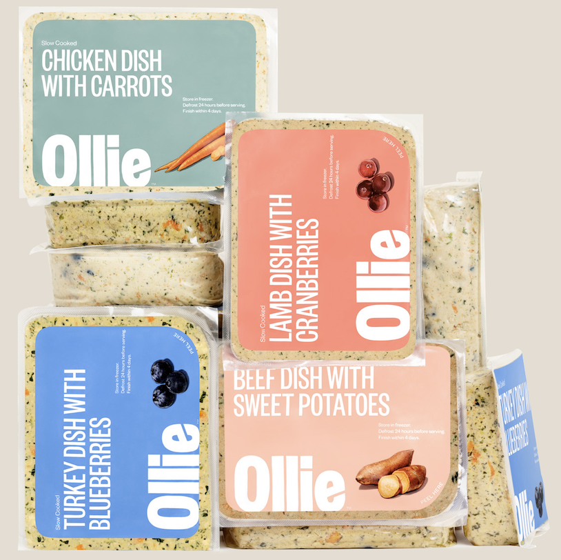 Ollie Pet Food Packages