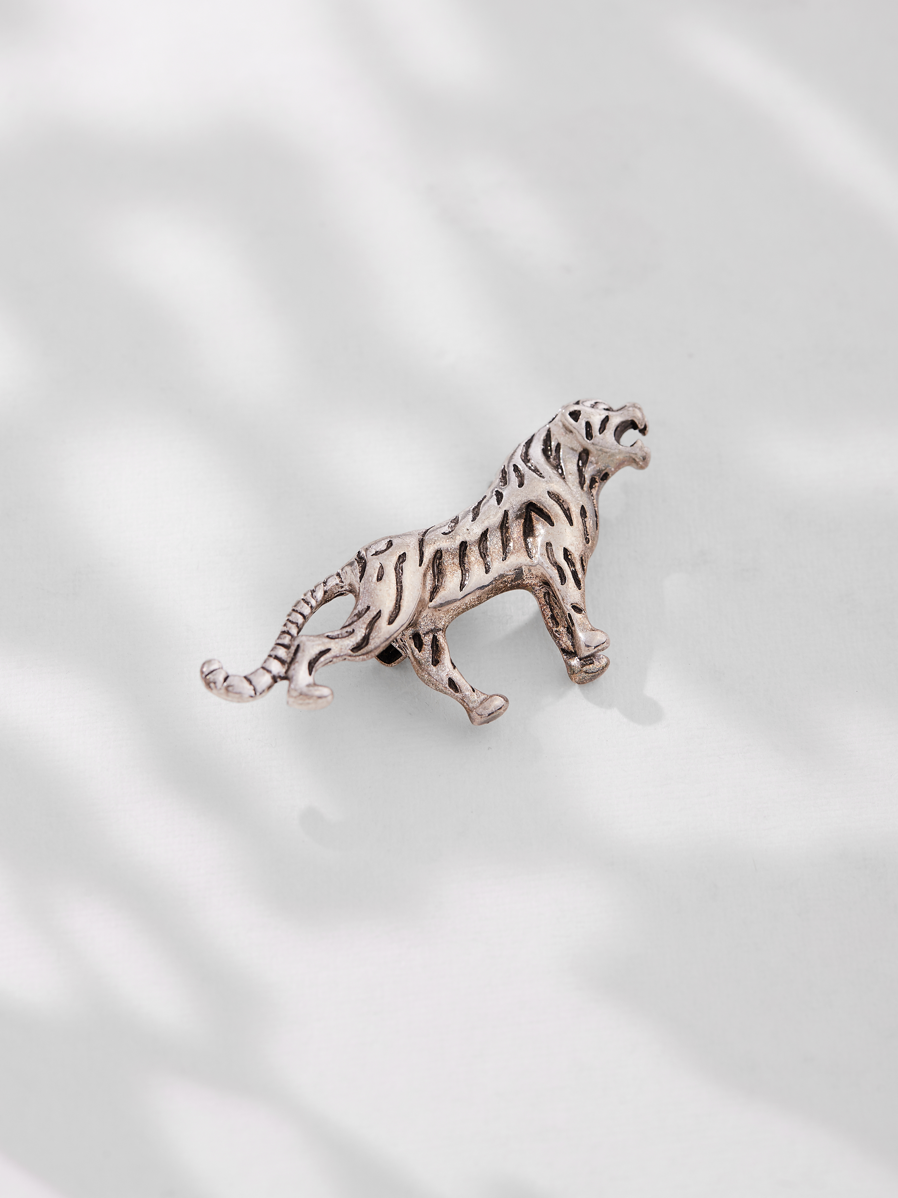 Prowling Tiger Brooch 