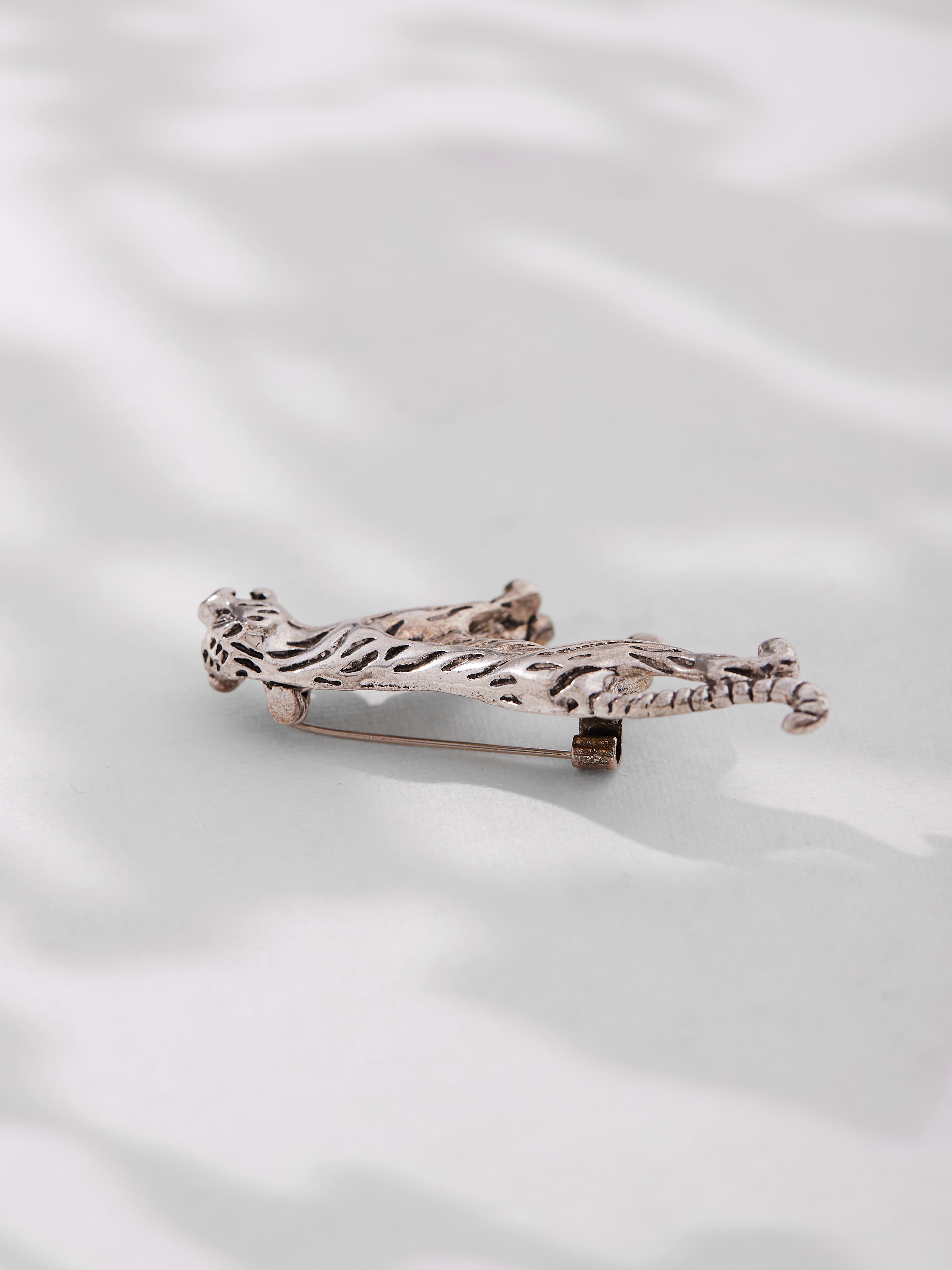 Prowling Tiger Brooch 