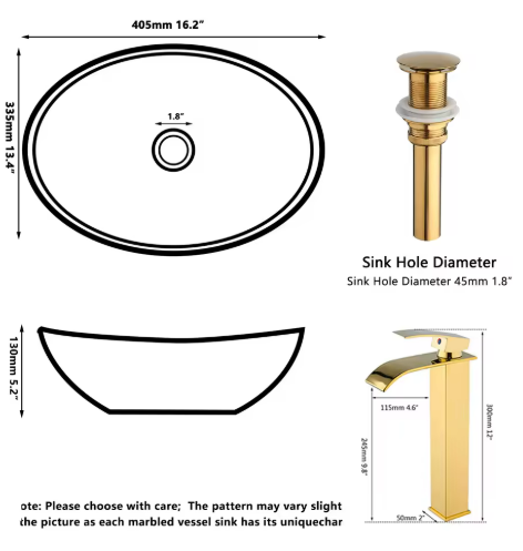 Luxurious Glass Vessel Sink