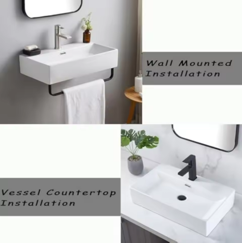 Modern Wall-Mounted Sink
