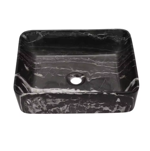 Elegant Black Marble Sink