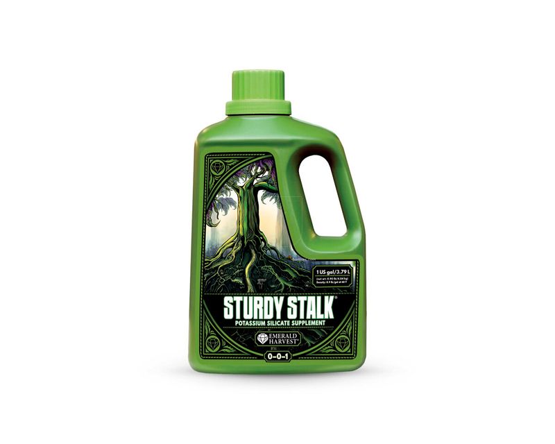 	Sturdy Stalk. Emerald Harvest.