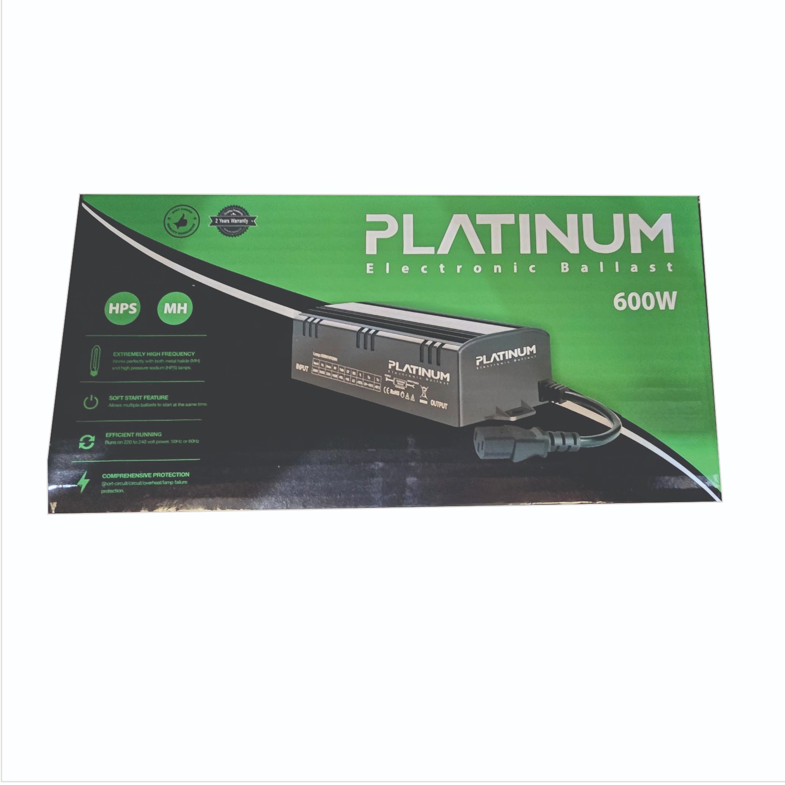 Balastro Electrónico 600W Platinum