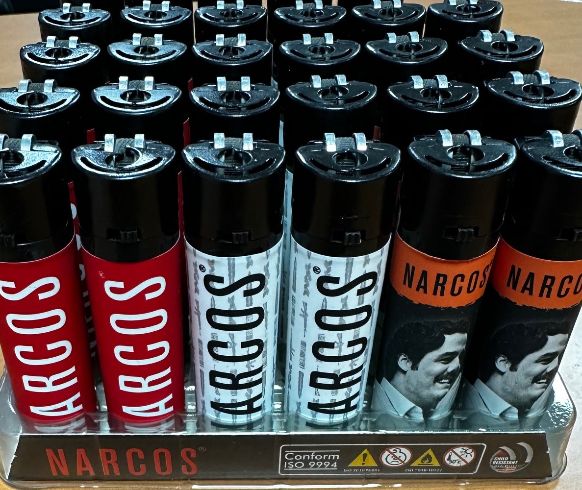 Mechero Narcos