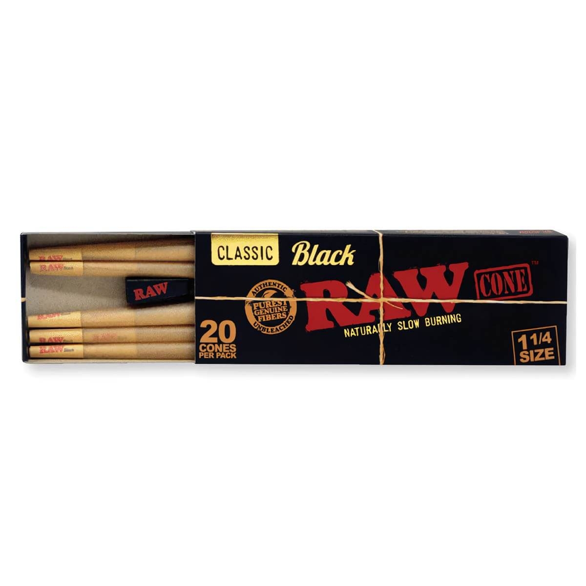 	Raw Black 1 1/4