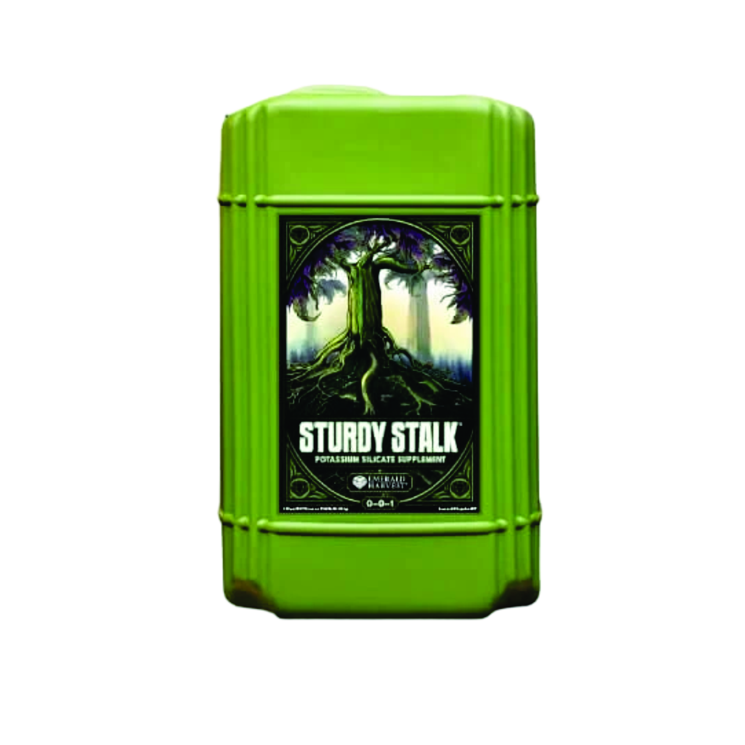 	Sturdy Stalk. Emerald Harvest.
