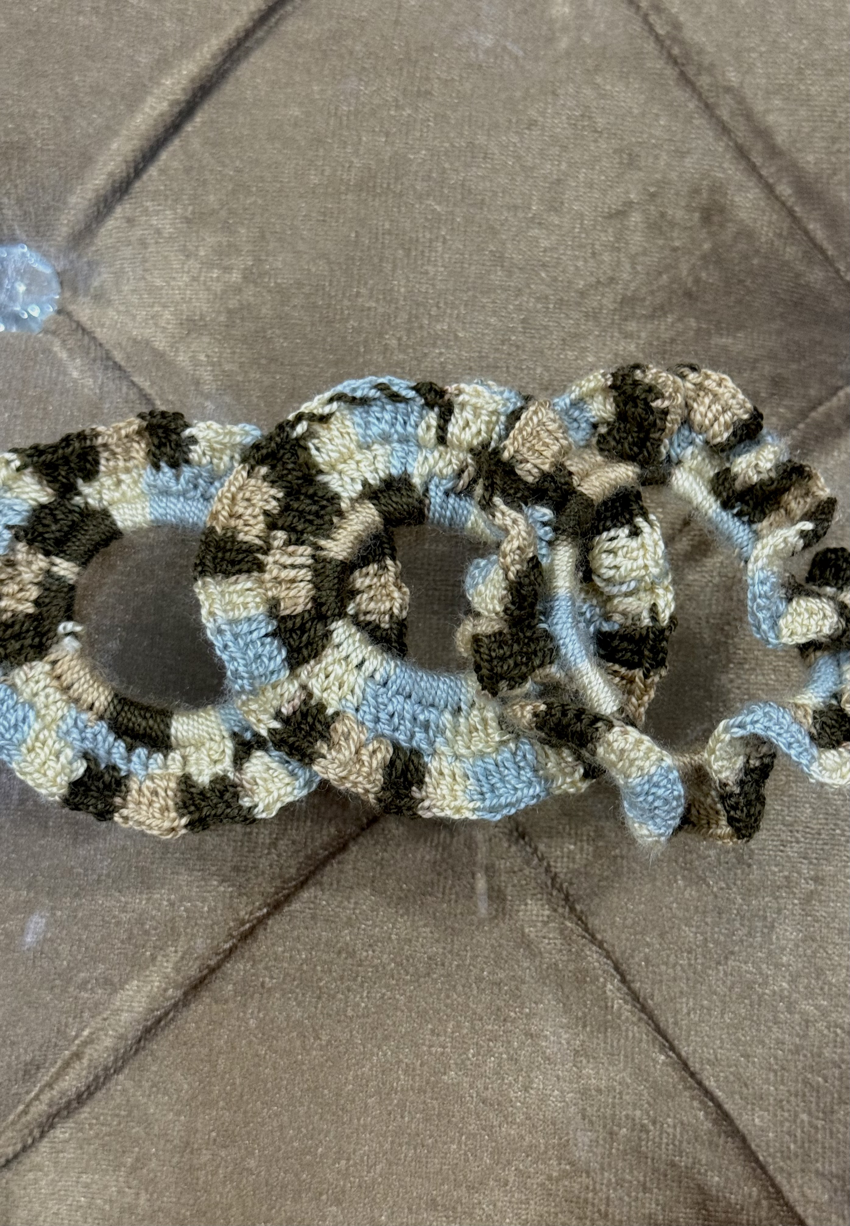  Colorful Yarn Scrunchies