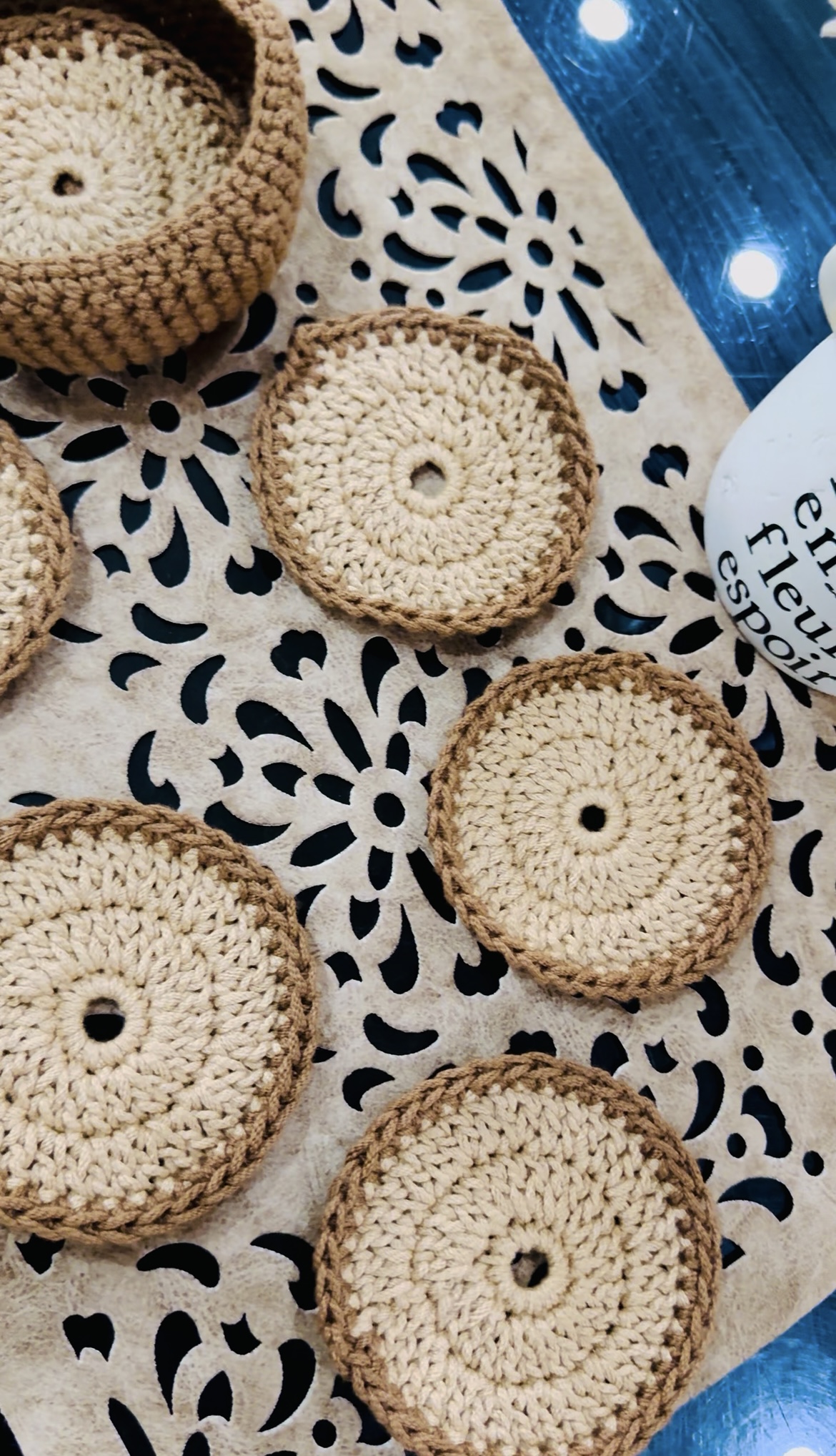 Brown Sugar Coaster Set 🤎🍂