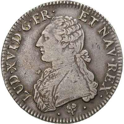 France, Louis XVI, Ecu aux branches d'olivier