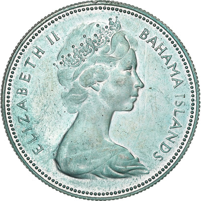 Bahamas, Elizabeth II, 50 Cents 1970 - Franklin Mint - Silver - MS(64) - KM:7