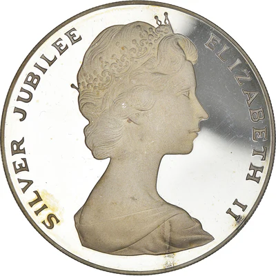 Coin, Bermuda, Elizabeth II 25 Dollars - 1977 - British Royal Mint - MS(64)